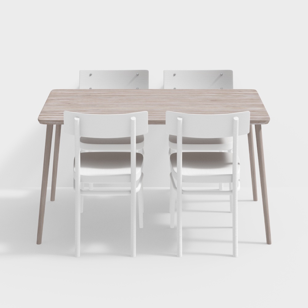 Modern Dining Sets Gray – Contemporary Wood & Metal