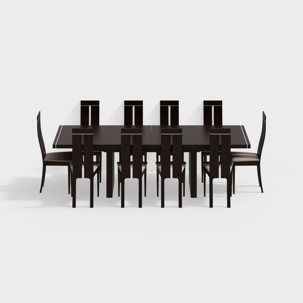 dining table_Dining Table with Chairs