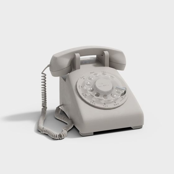 Classic Rotary Telephone 3D model