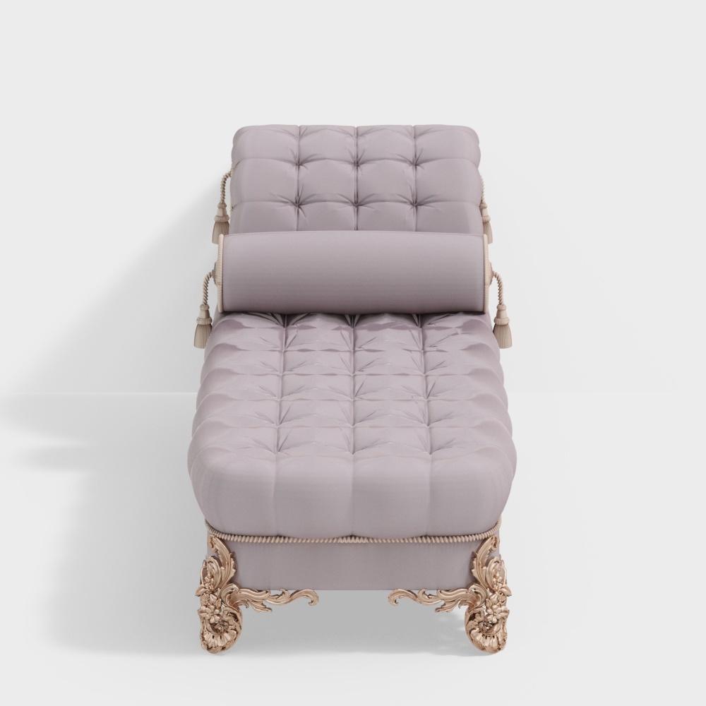 sedia divano in tessuto classico