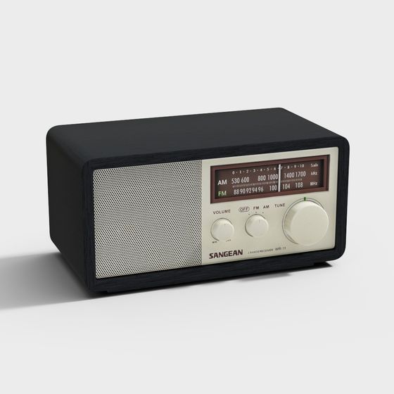 Classic Sangean WR-11 Radio 3D model