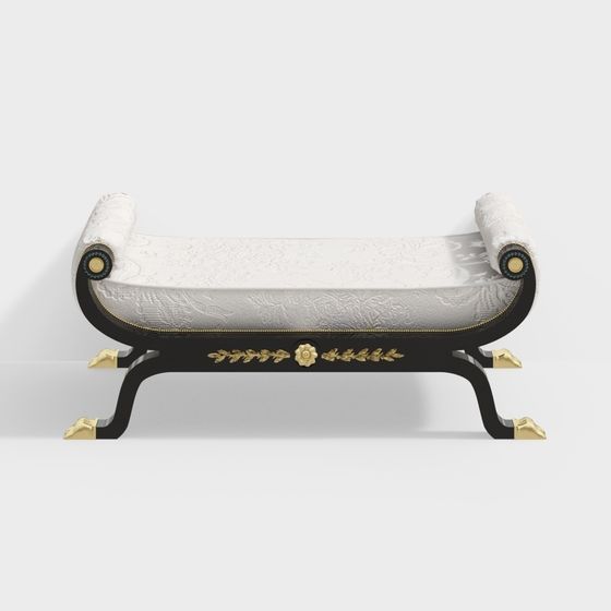 Royal Chaise Lounge 3D model