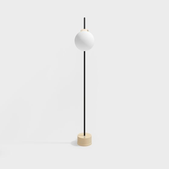 Elegant Low Poly Lamp 3D model