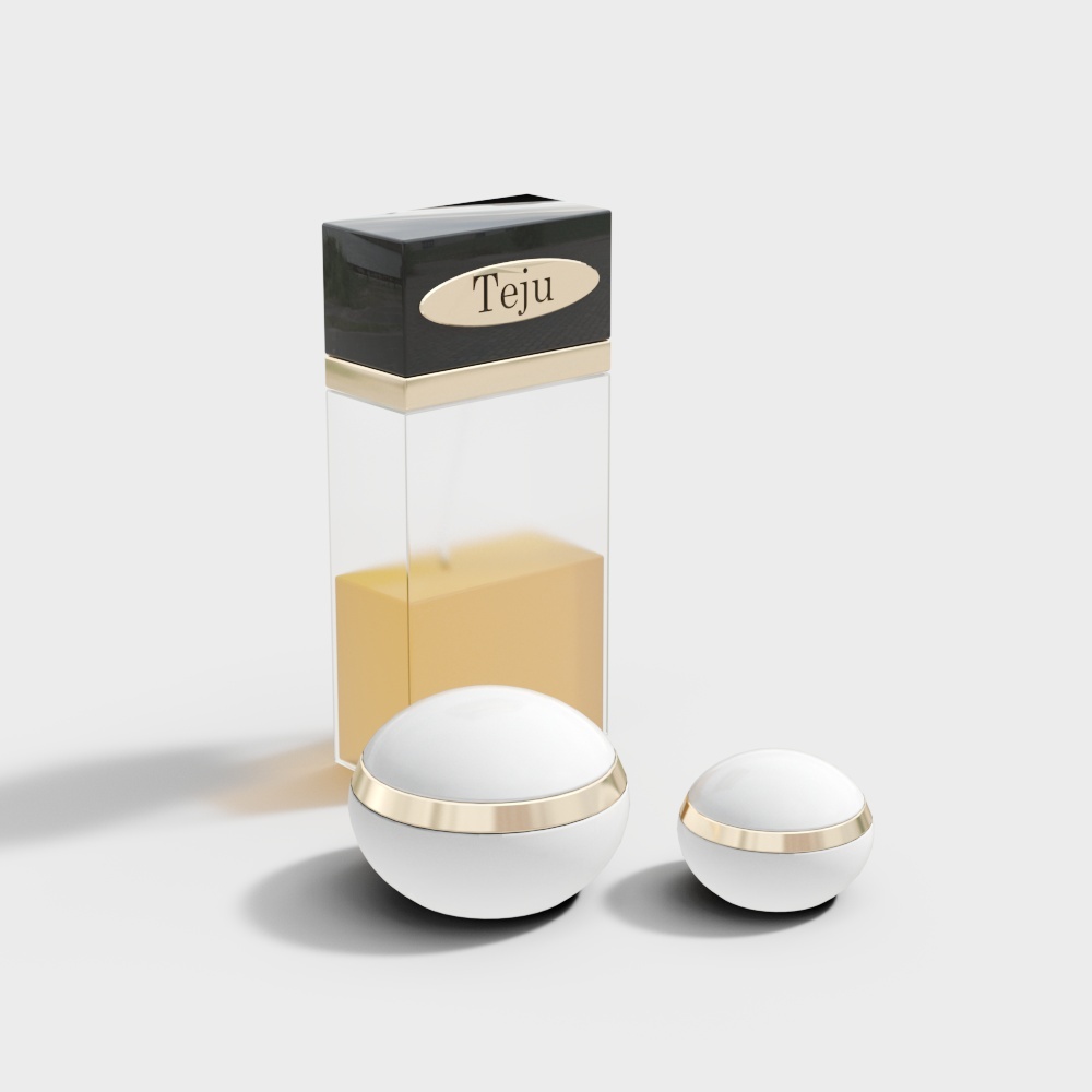 Teju 3D Model - Elegant Packaging Design