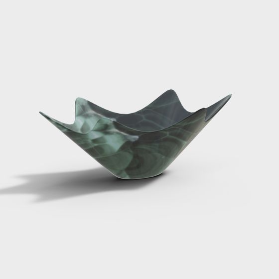 Wavy Leaf Dish 3D model