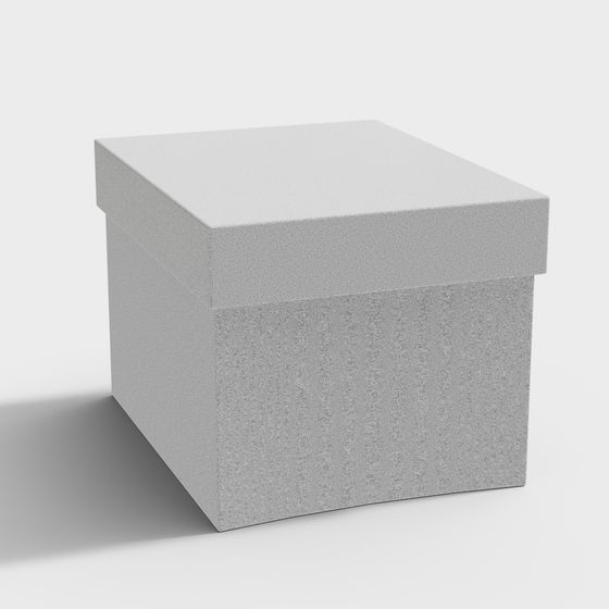 Concrete Cube 3D model