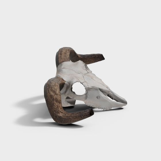 Ancient Goat Skull 3D model