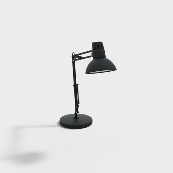 โคมไฟโต๊ะสีดำ