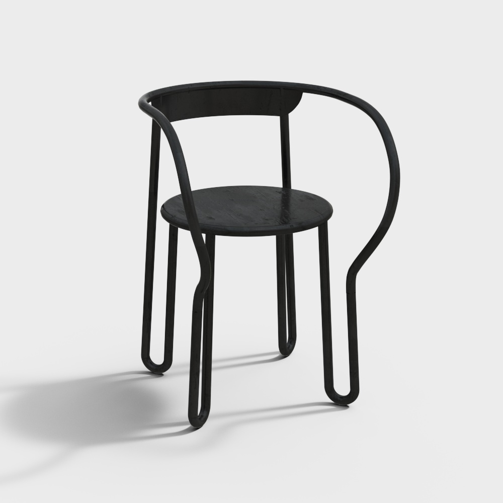 Scandinavian Dining Chairs Black – Minimalist Wood Design