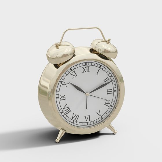 Classic Alarm Clock 3D model