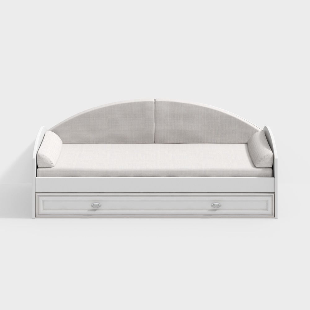 king&nbsp;size&nbsp;bed white 10907