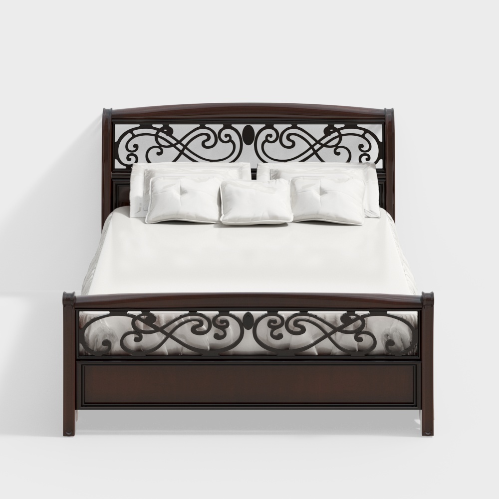 full size bed red 90889