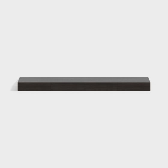 Modern Minimalist Floating Shelf 3D model