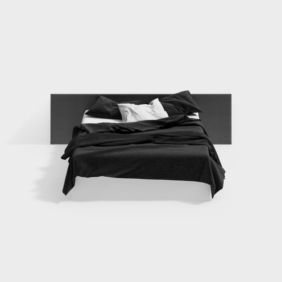 Lit noir Queen size 99218