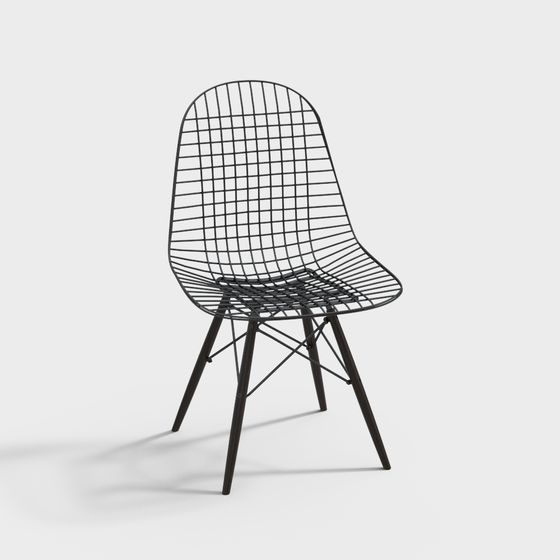 Stylish Mesh Chair 3D model