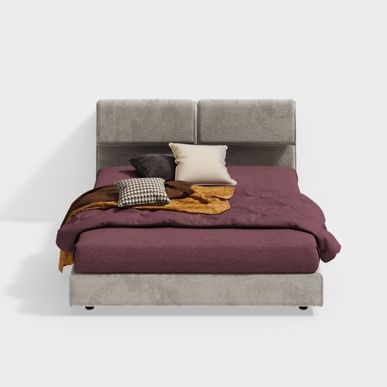 Urban Comfort Bed 3D model