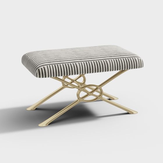 Woven Stool 3D model - Stylish and Functional Design