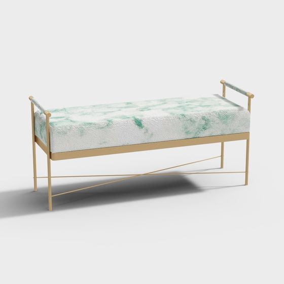 Классический&nbsp;тренд&nbsp;тканевый&nbsp;пуфик белый 223