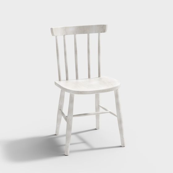 Sedia in legno bianca 19568