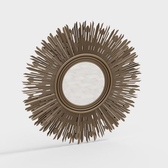 Sun Mirror 3D model - Low Polygon Design