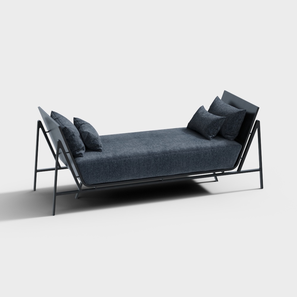 Contemporary&nbsp;trend&nbsp;fabric&nbsp;chair blue 356