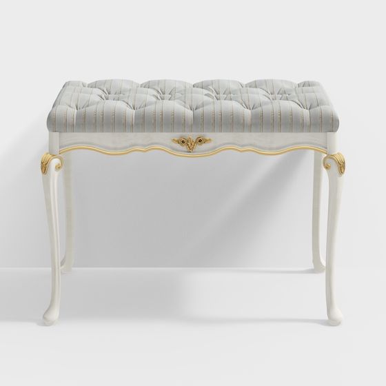 Elegant Piano Stool 3D model