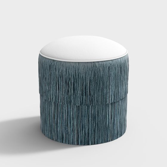 Fringe Comfort Round Stool 3D model
