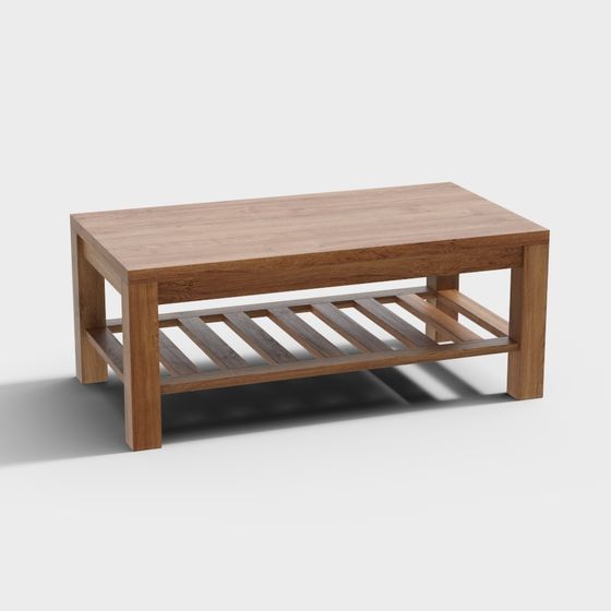 Cozy Coffee Table 3D model