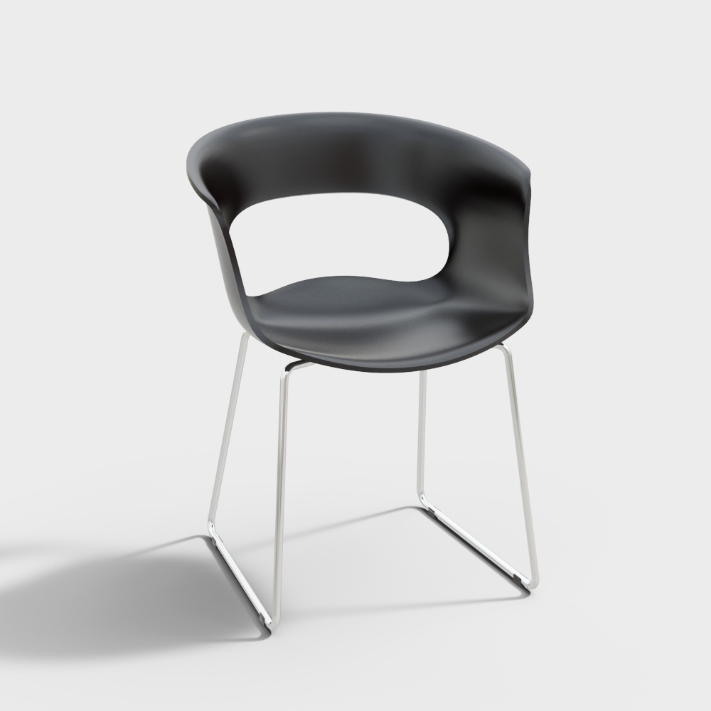 Scandinavian Dining Chairs Black – Wooden Frame Design