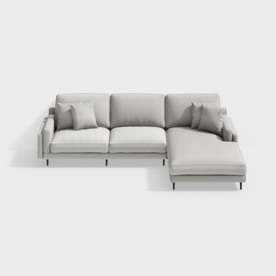 Urban Comfort Sofa 3D model
