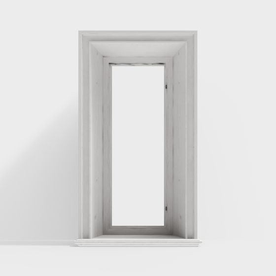 Elegant Minimalist Door 3D model