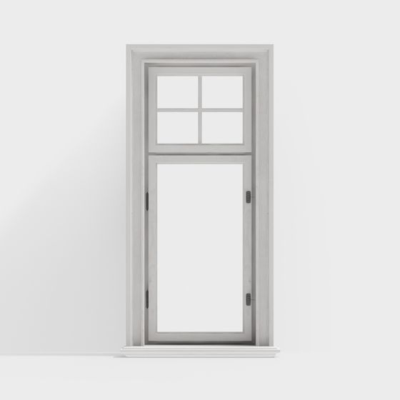 Elegant Low-Poly Detailed Door 3D Model for Creative Projects