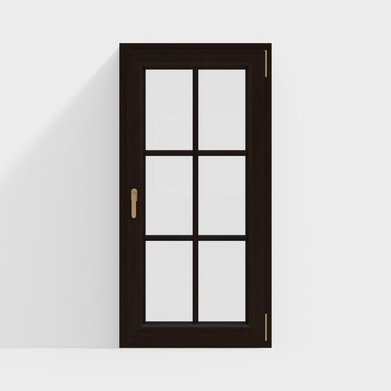Modern Glass Door 3D model