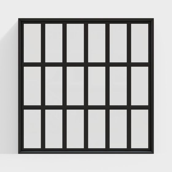 Industrial Style Window 3D model