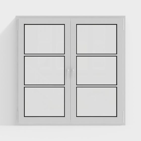 Minimalist 3D Window Design Model