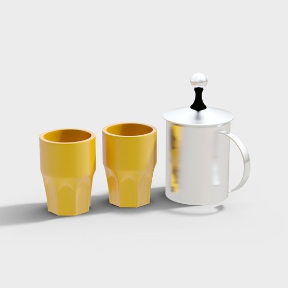 Coffee Time Series 3D Model