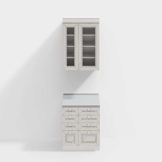 Elegant Low-Poly and High-Detail Furniture Set 3D model