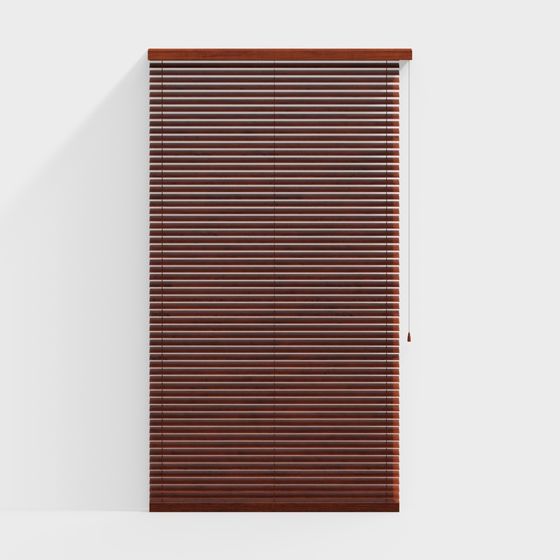 Charming Wooden Shutter 3D model for Interior Design
