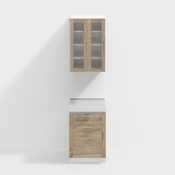 City Window Cabinet 3D model