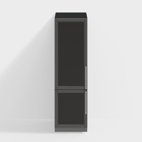 Modern Minimalist Storage Cabinet 3D model