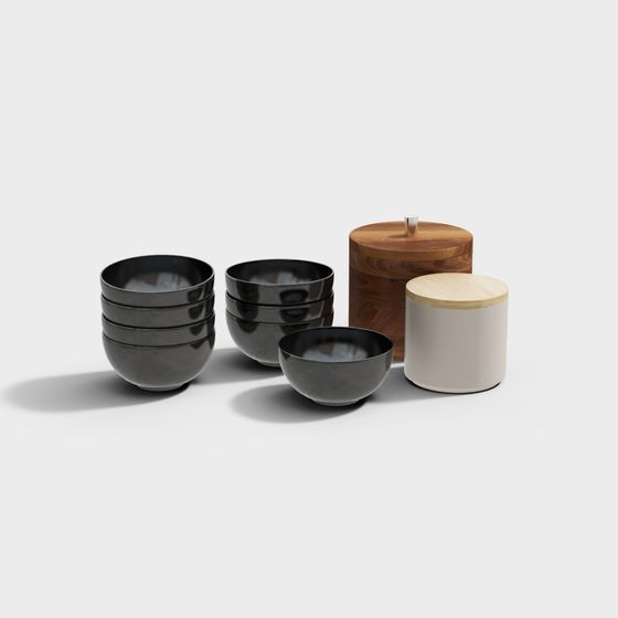 Minimalist Kitchenware 3D model