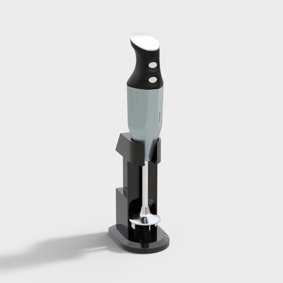 Sleek Immersion Blender 3D Model