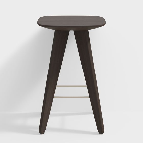 Mid-Century Modern Side Table 3D model for Creative Projects