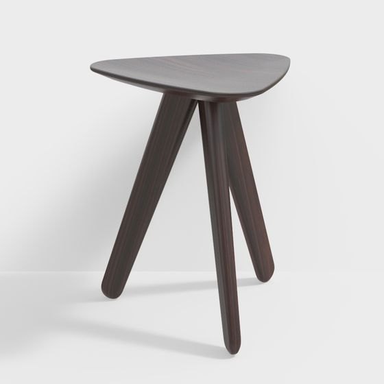 Triangular Point Stool Triangular Stool 3D model