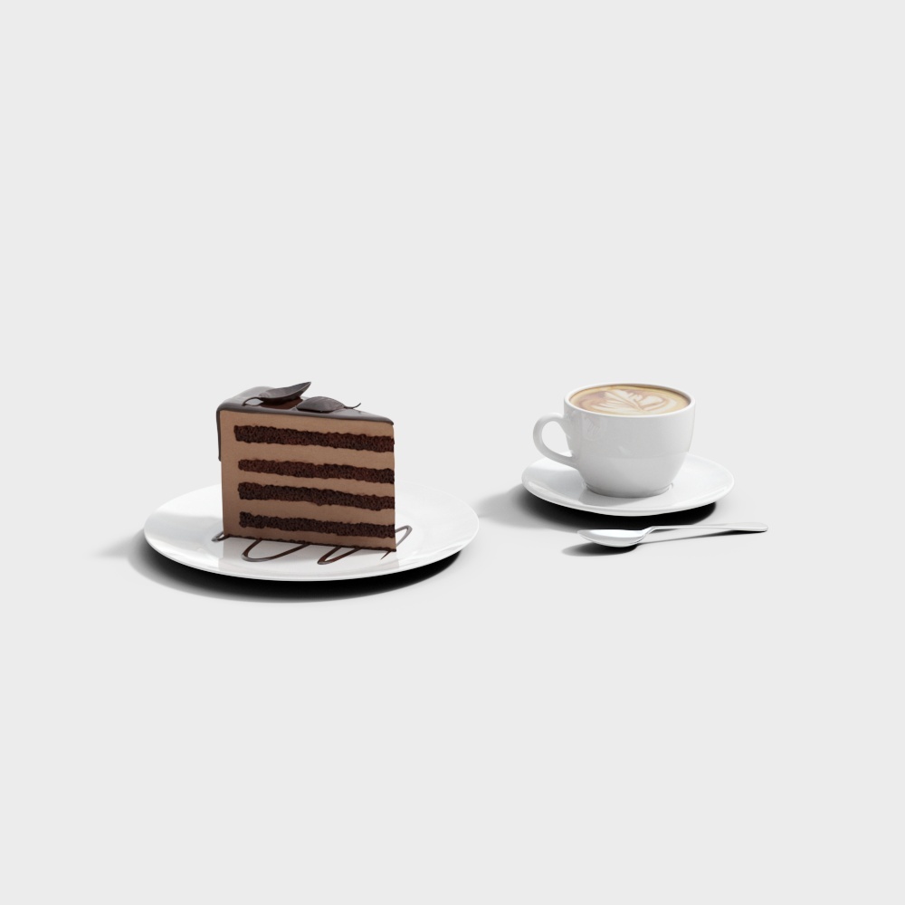 Charming Afternoon Tea 3D Model