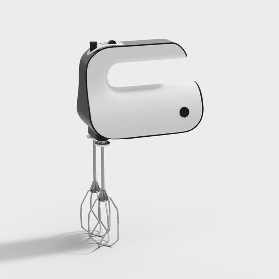 Elegant Electric Whisk 3D Model for Modern Kitchens