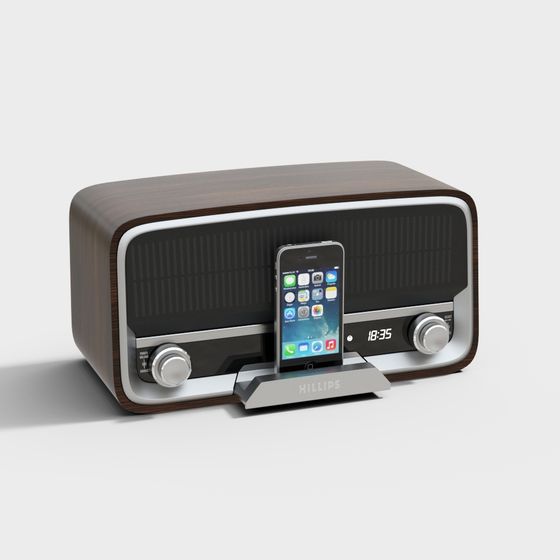 Hillips Retro Dock 3D model for Creative Spaces
