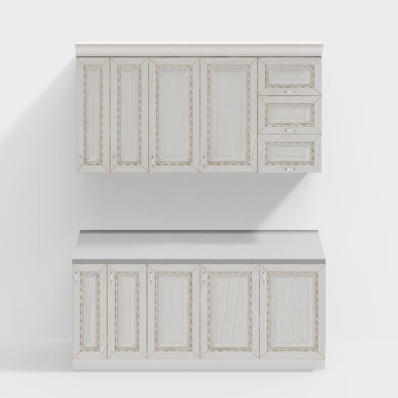 Vintage Cabinet Series 3D Model