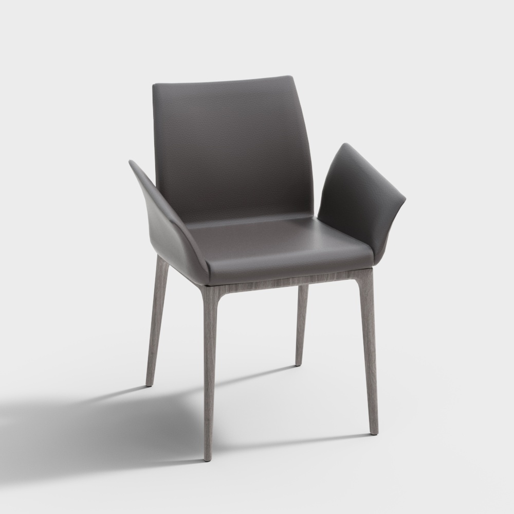 Chaise de salle à manger noire 28