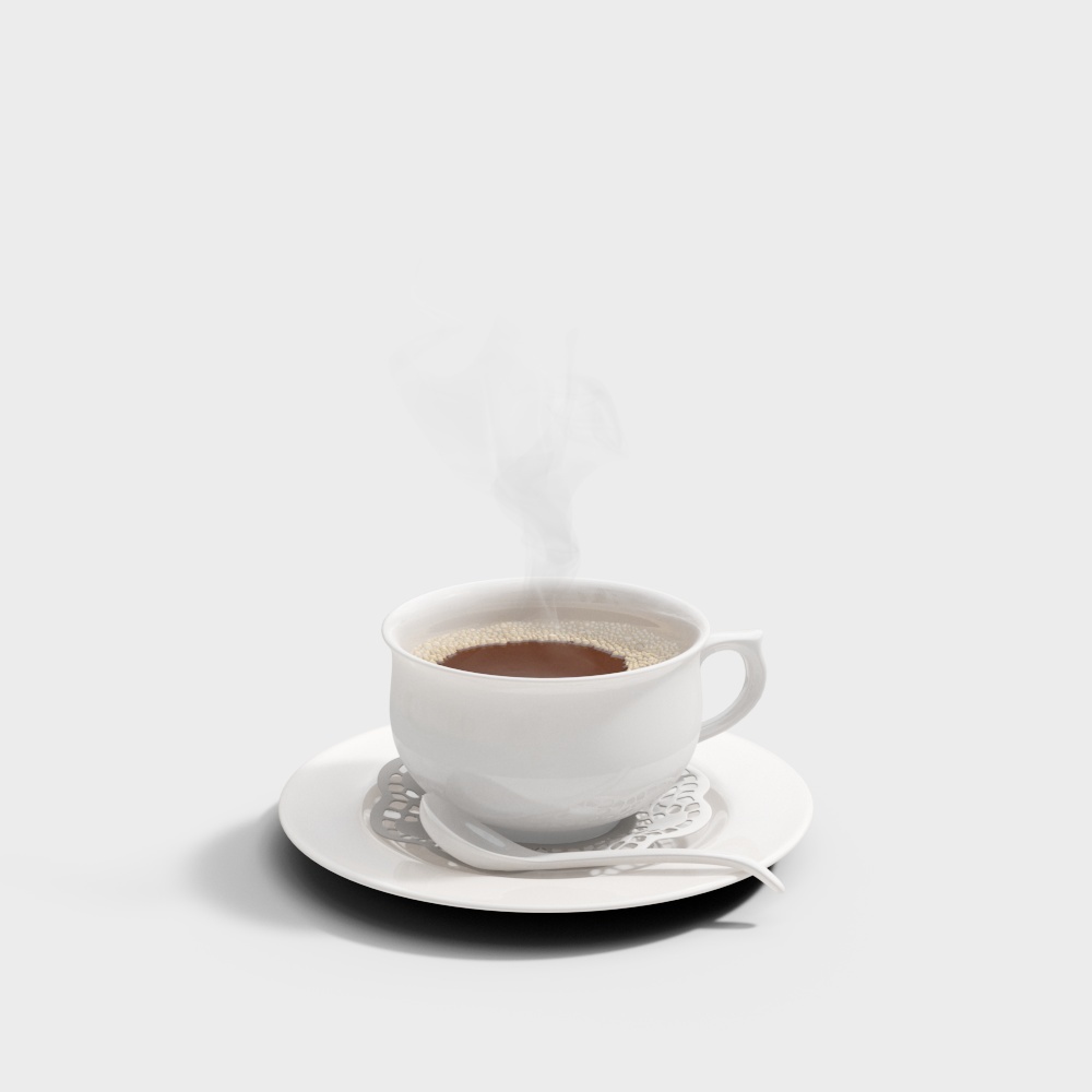Warm Coffee Cup 3D model